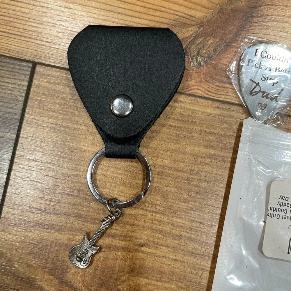 Guitar Pick Holder Keychain